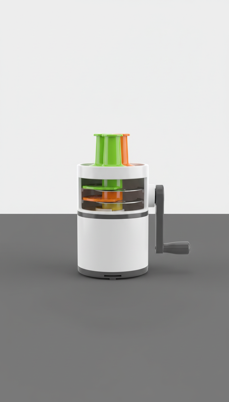 Multi-Function Spiralizer With Snap Blades