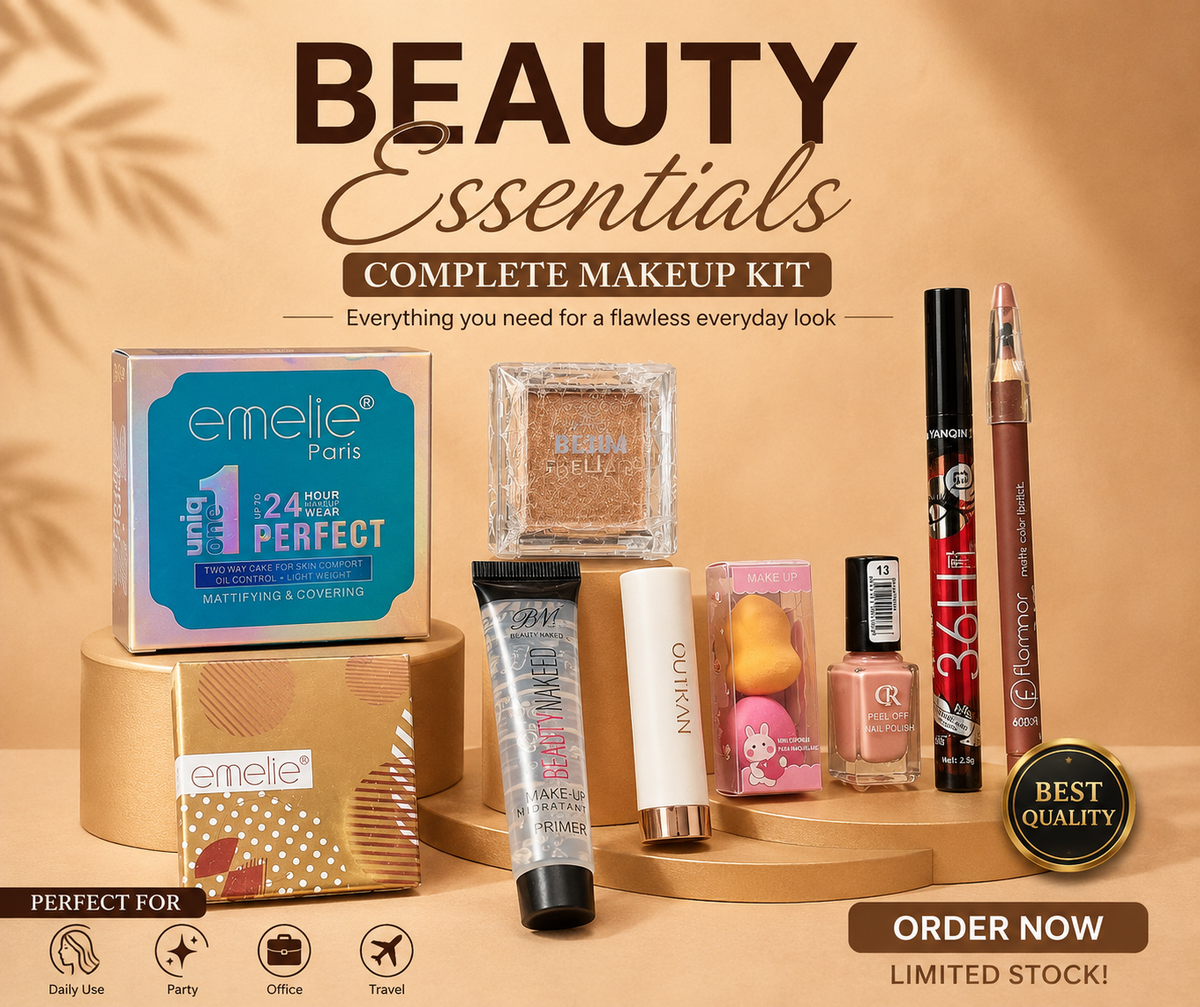 Complete Makeup Kit for Women – Everyday Beauty Essentials Set