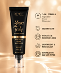 REMEE Yours Truly 3-in-1 Strong Cream Gold Face Cream, Primer & Moisturizer 50g