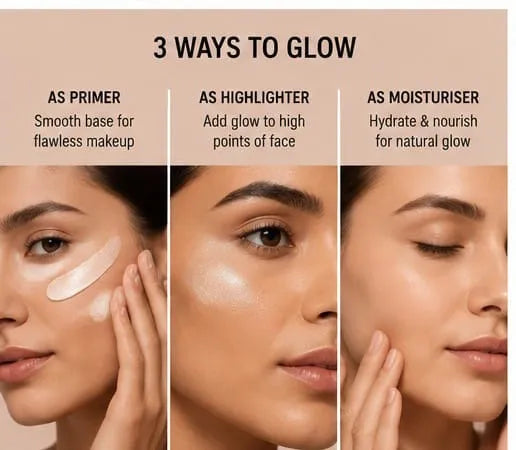REMEE Yours Truly 3-in-1 Strong Cream Gold Face Cream, Primer & Moisturizer 50g