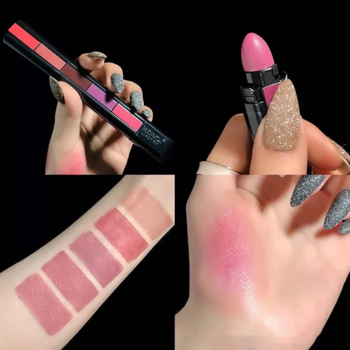 5-in-1 Matte Lipstick – Waterproof & Long Lasting Lip Color | 3.5g