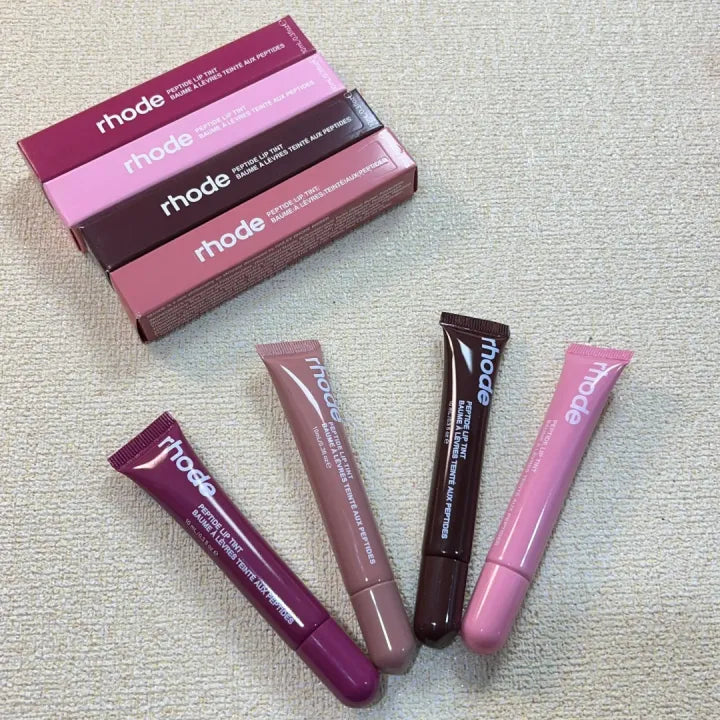 Peptide Lip Tint Set – 8 Shades | Hydrating Lip Gloss, Balm & Lip Oil