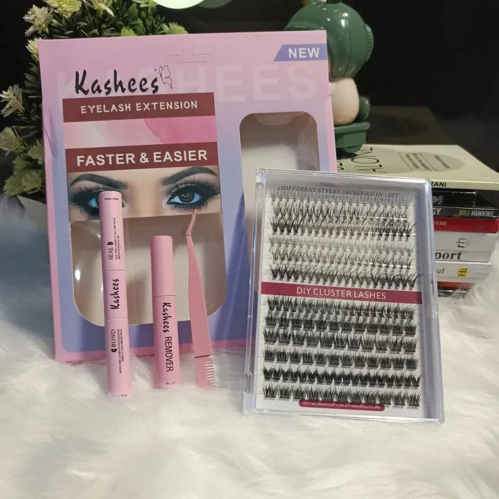 DIY Cluster False Eyelashes 30D – 200PCS | Natural Volume Lash Extensions 8–16mm